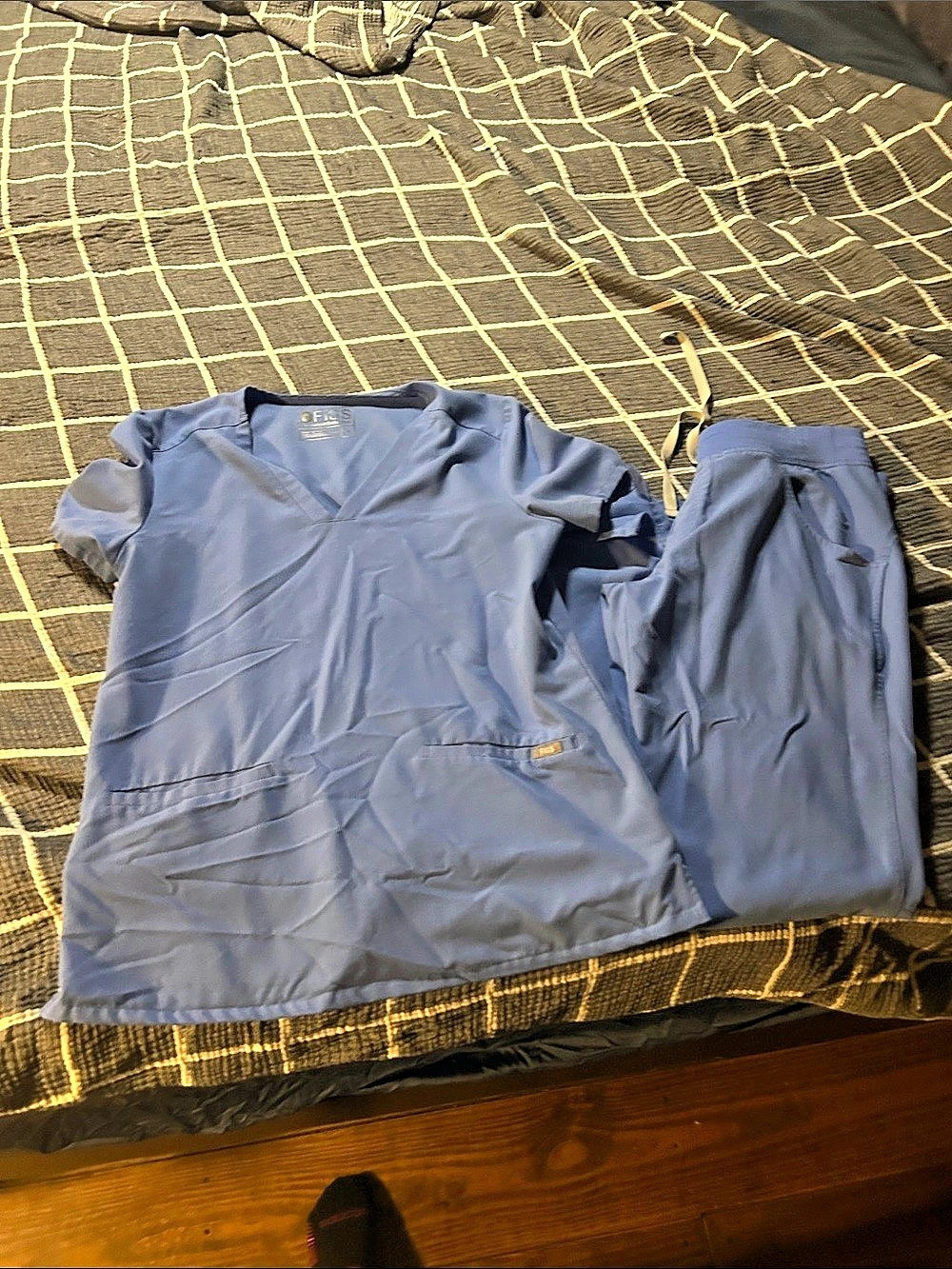 FIGS Technical Collection Blue Scrub Set Size Medium